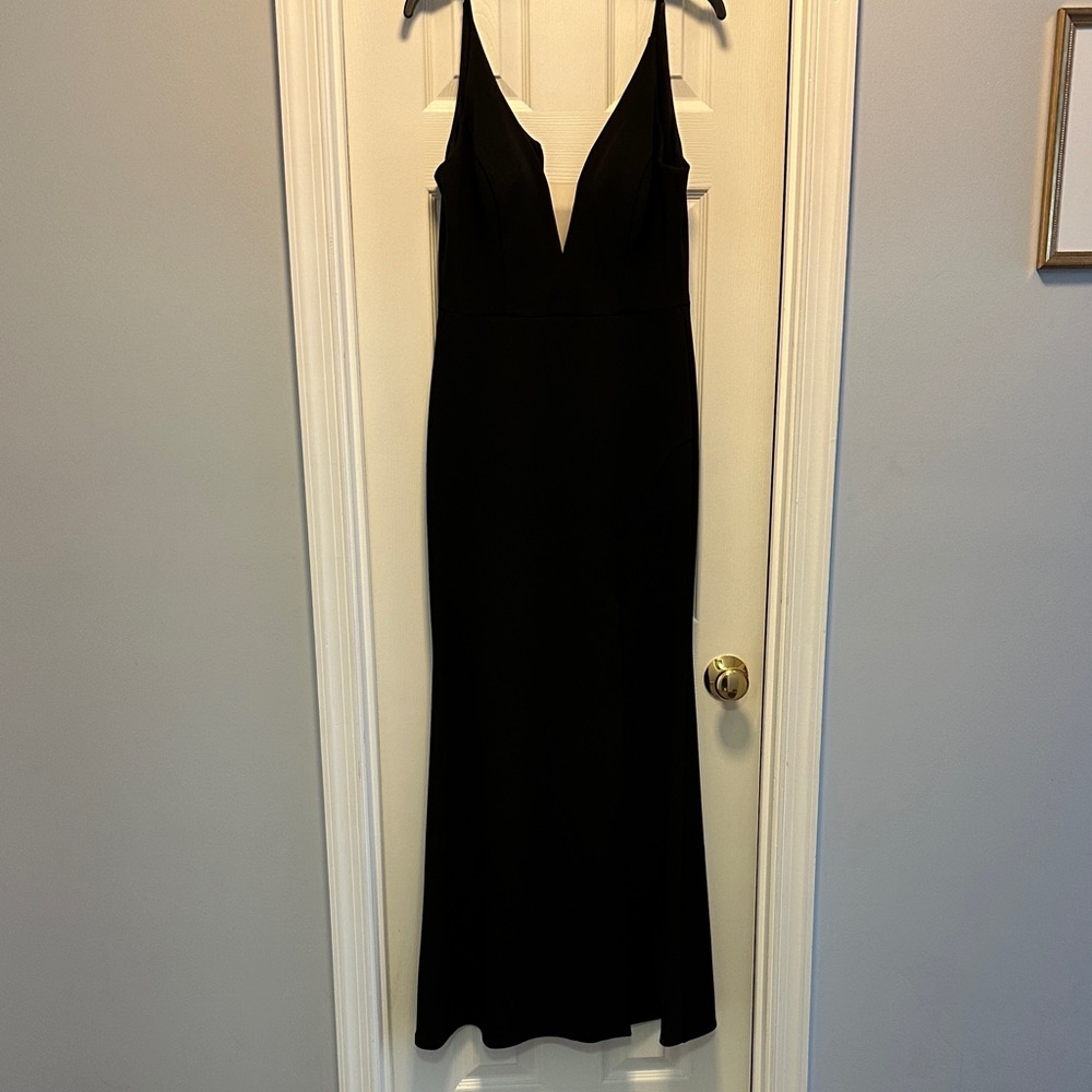 Xscape Black Maxi Dress